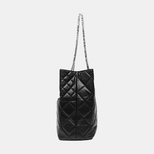 2.55 Quilted Calfskin Black