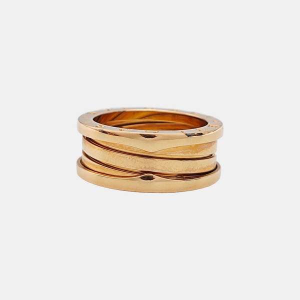 B.ZERO1 18k Rose Gold Ring EU 56