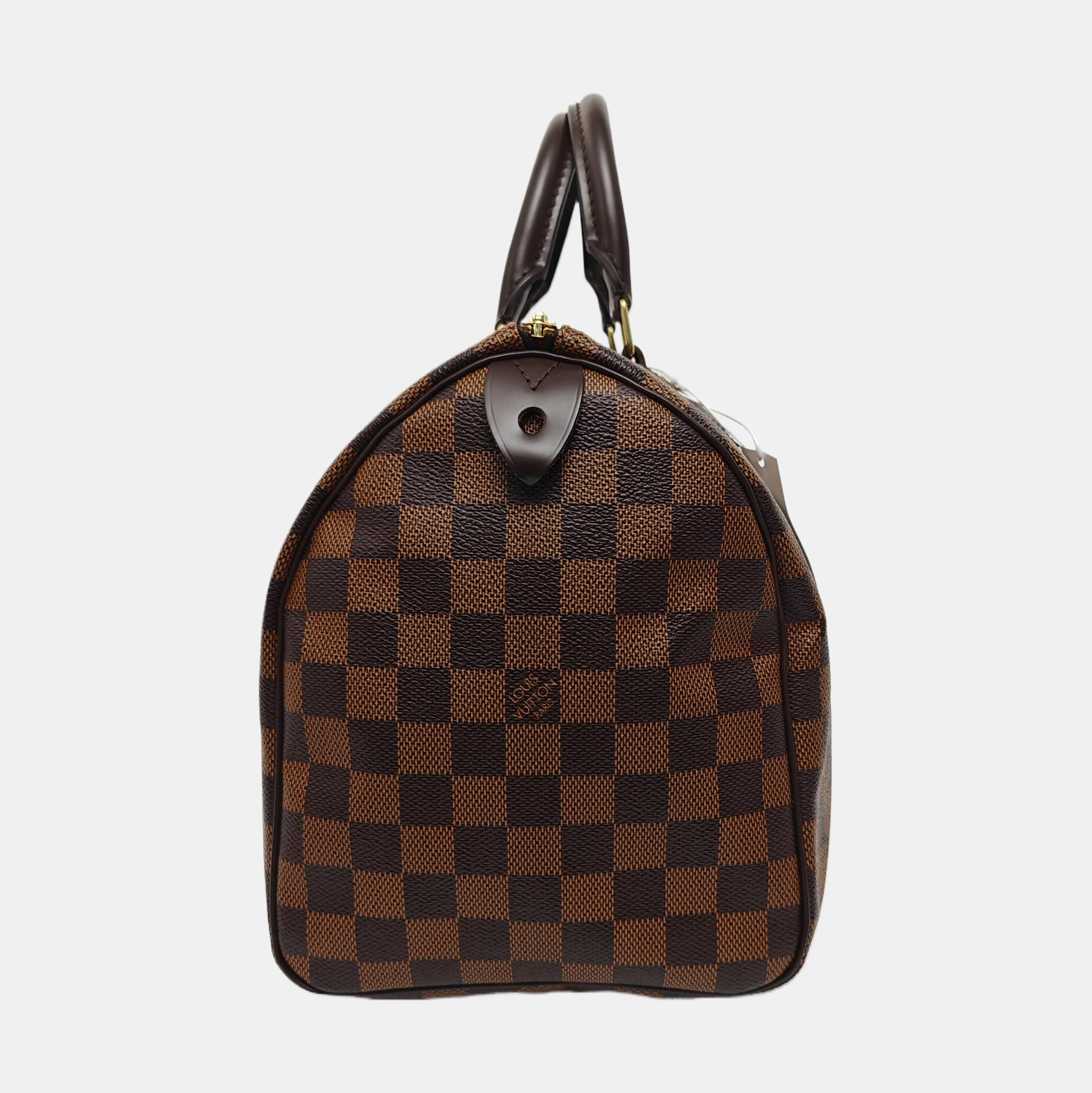 Authenticated pre-owned  SPEEDY 30 Damier Ebene Coated Canvas Brown - Top Handle Bag at Looply