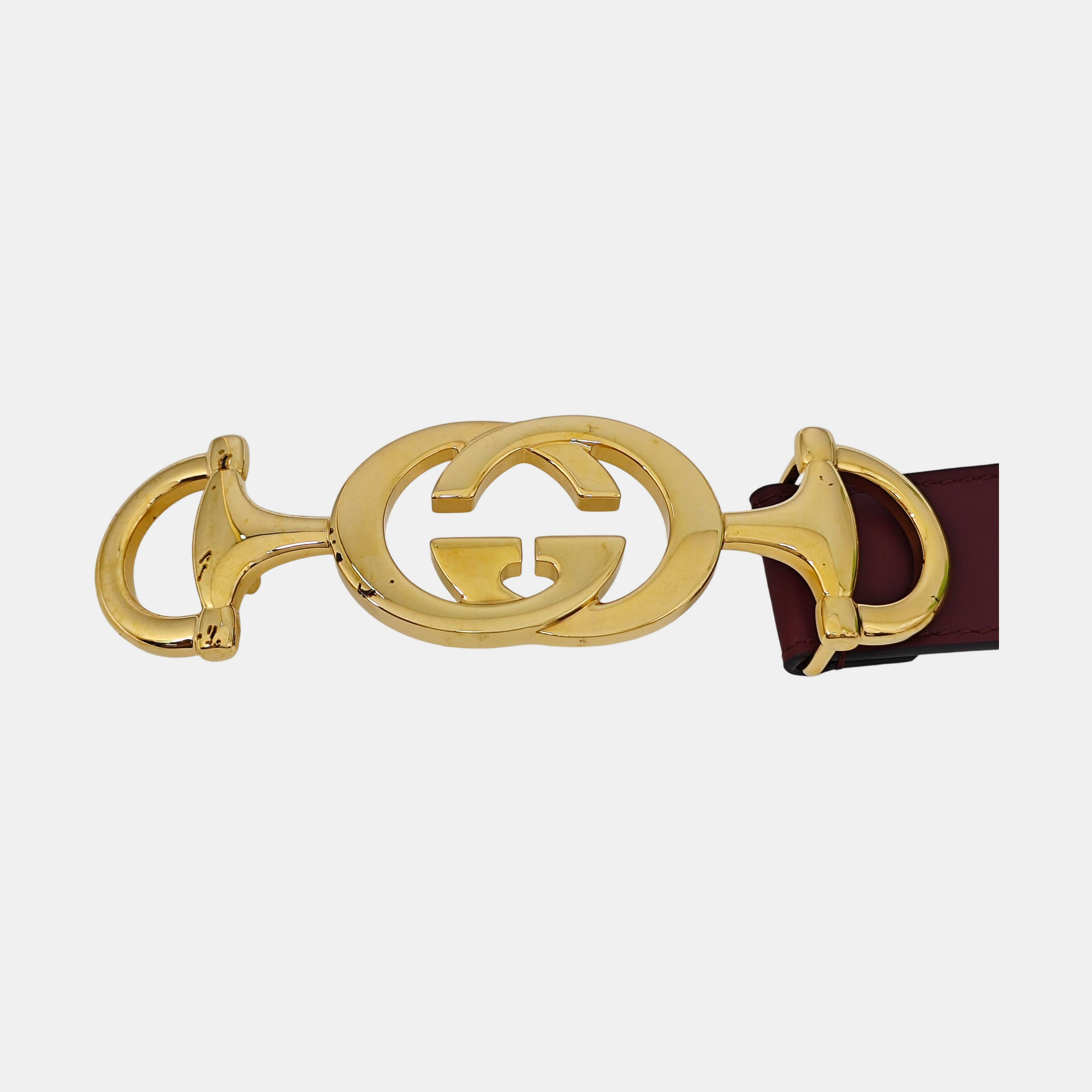 Leather Belt Red