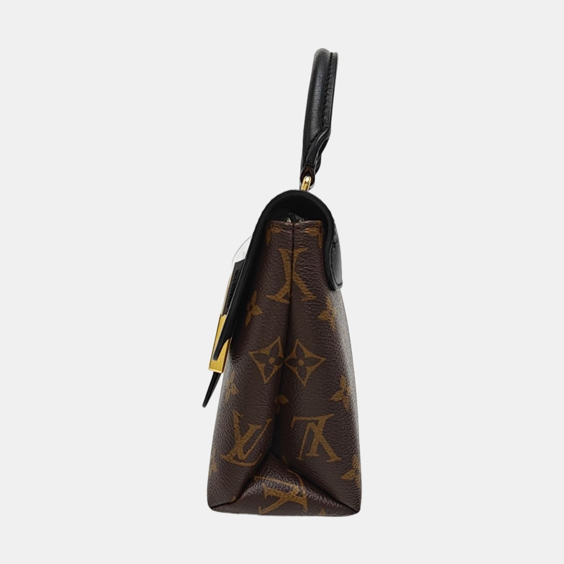 LOCKY BB Monogram Coated Canvas Brown
