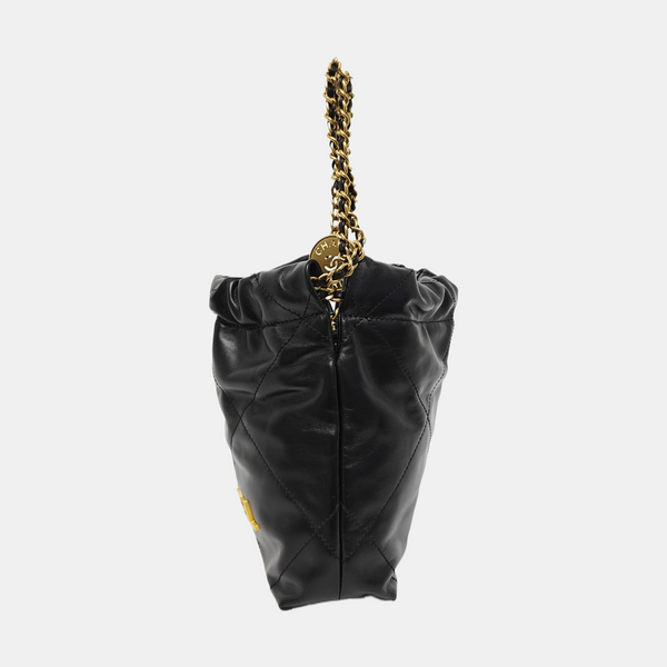 CHANEL 22 Mini Quilted Calfskin Black
