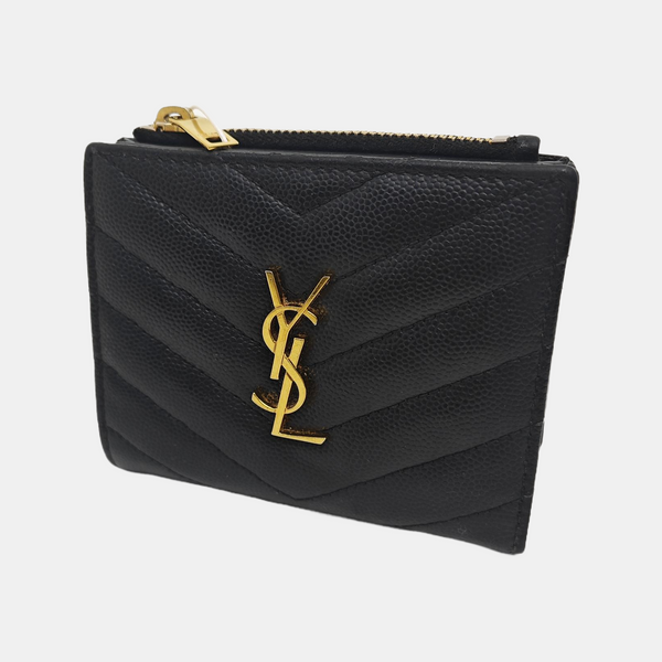 MONOGRAM Quilted Calfskin Black Wallet