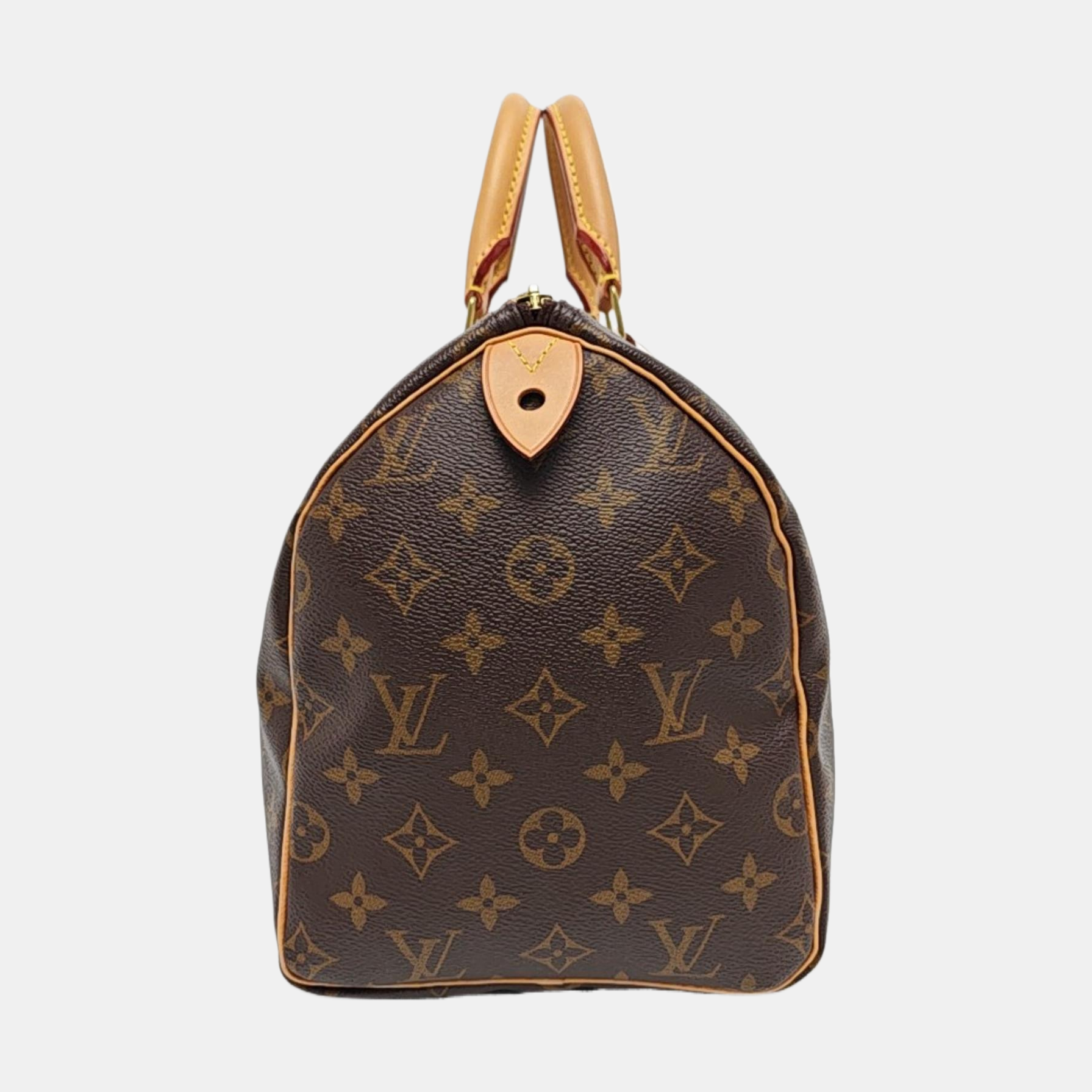 SPEEDY 30 Monogram Coated Canvas Brown