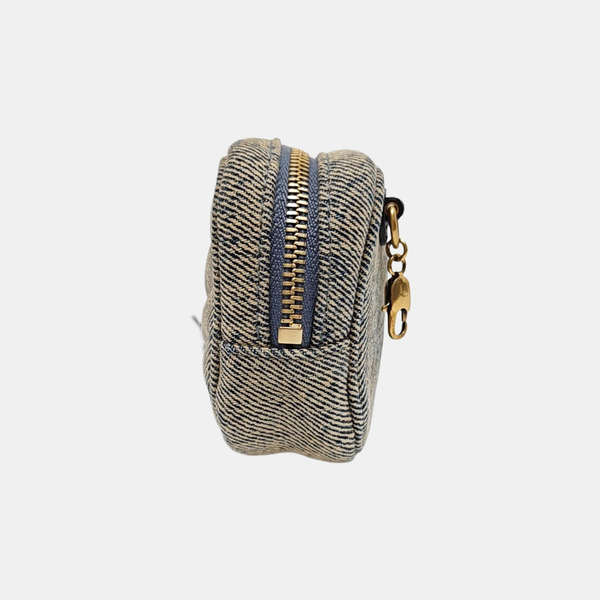 LOU Mini Chevron Canvas Blue