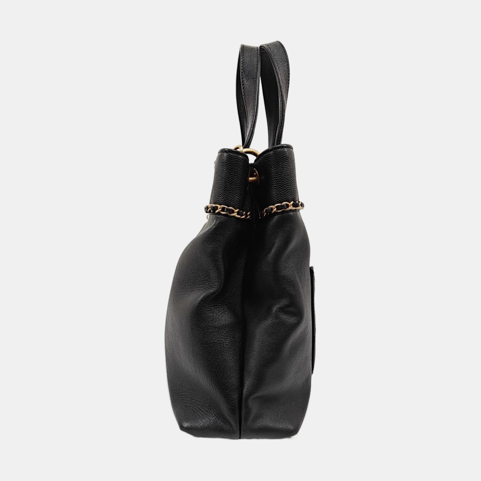 Quilted Calfskin Black