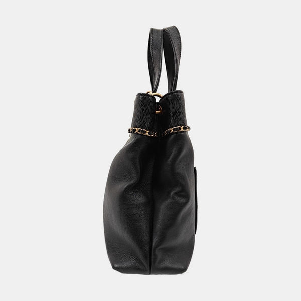 Quilted Calfskin Black