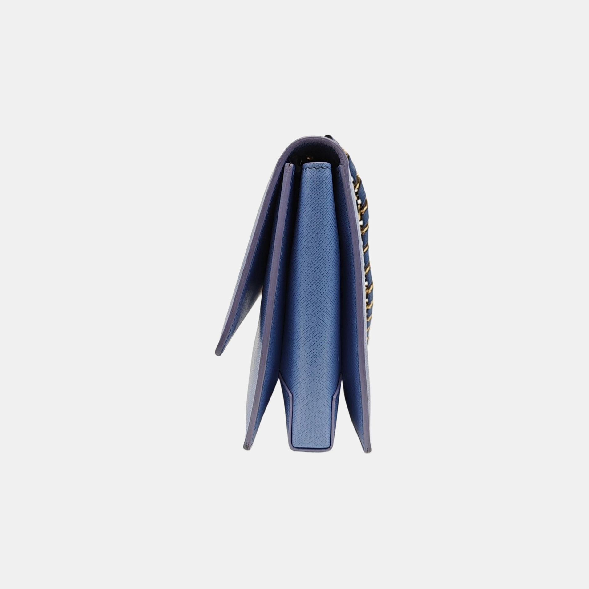 Ginny Calfskin Blue