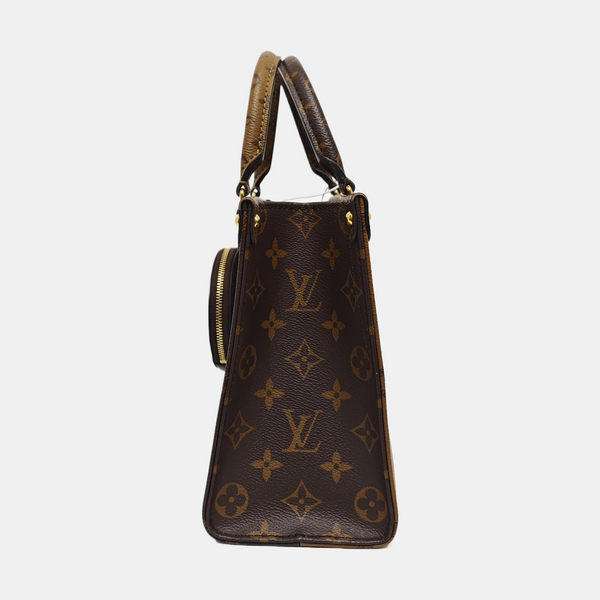 ONTHEGO PM Monogram Coated Canvas Brown