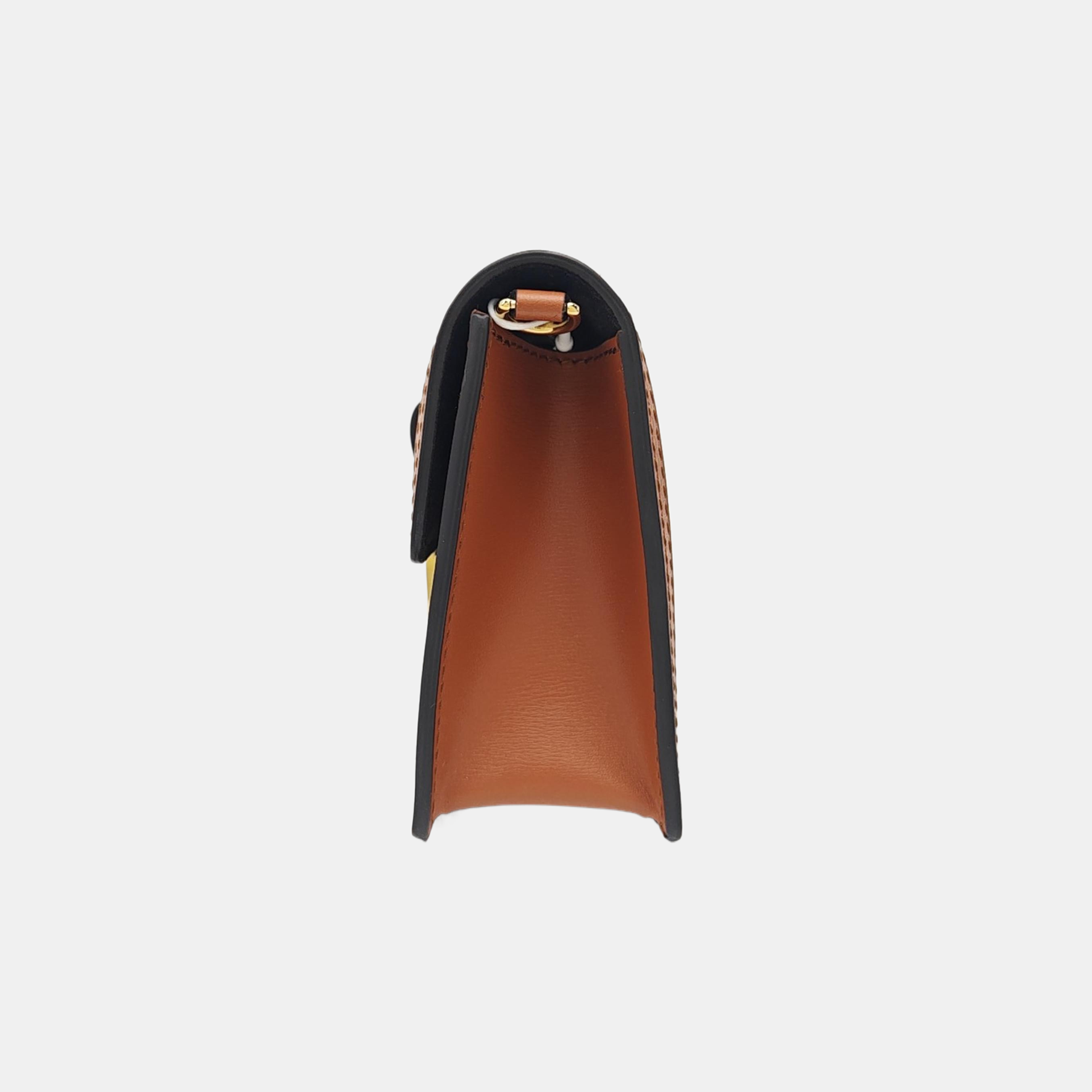 DAUPHINE WOC Monogram Coated Canvas Brown