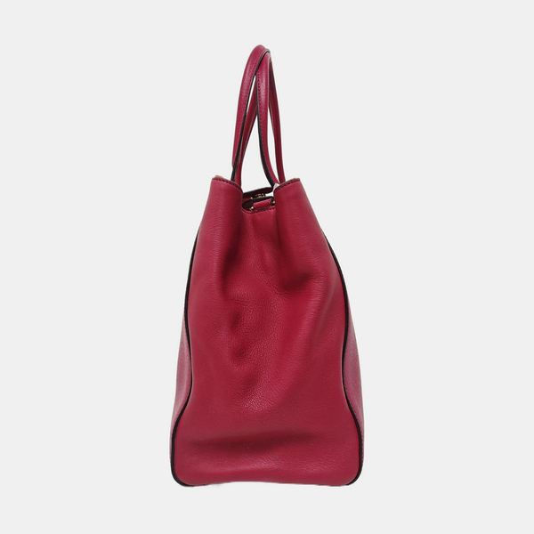 2 Jours Medium Calfskin Purple