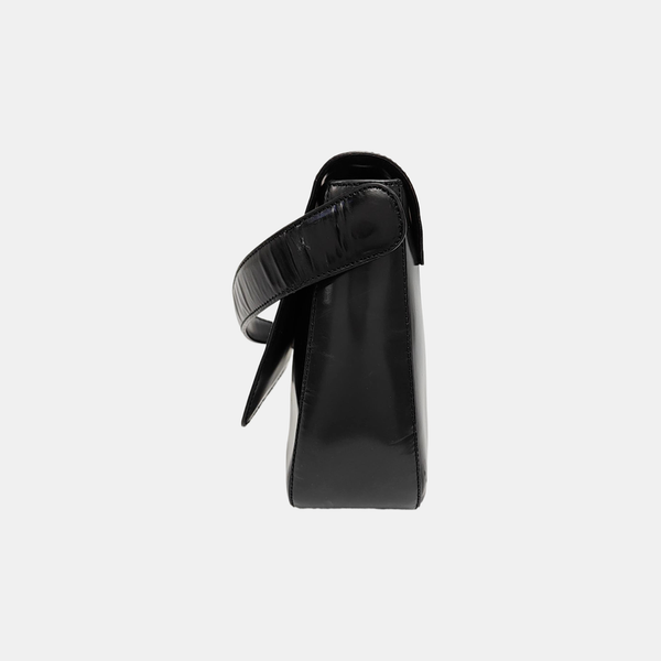Calfskin Shoulder Bag Black