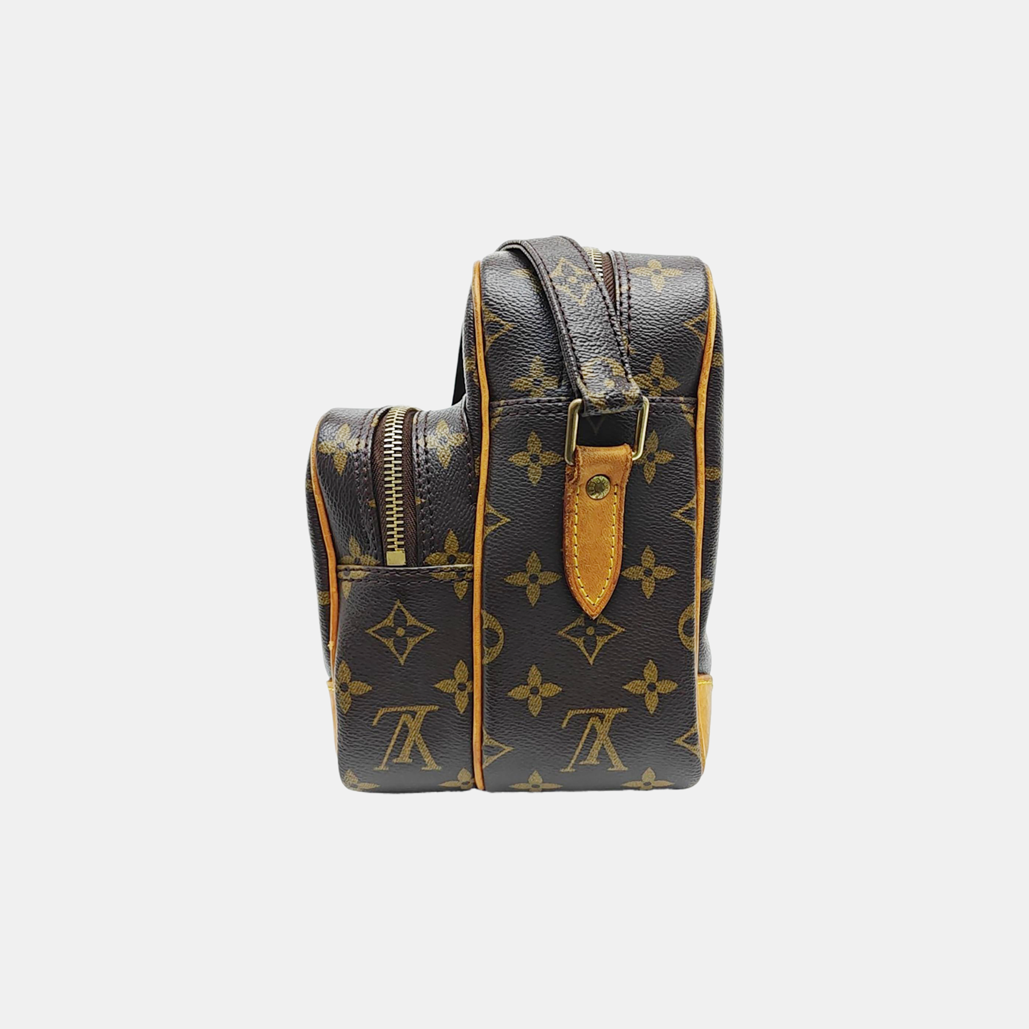 NIL Monogram Coated Canvas Brown
