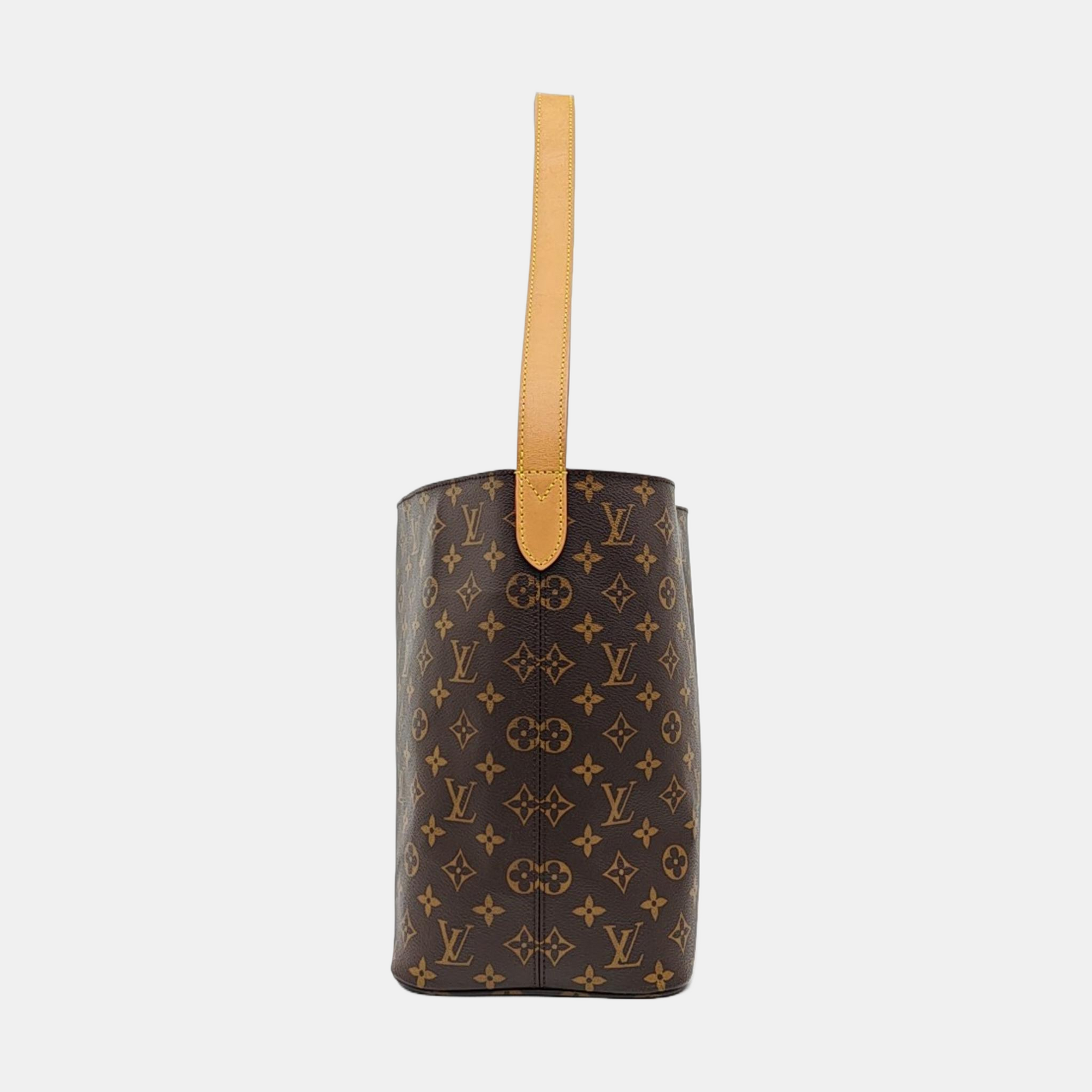 ALL IN GM Monogram Coated Canvas Brown