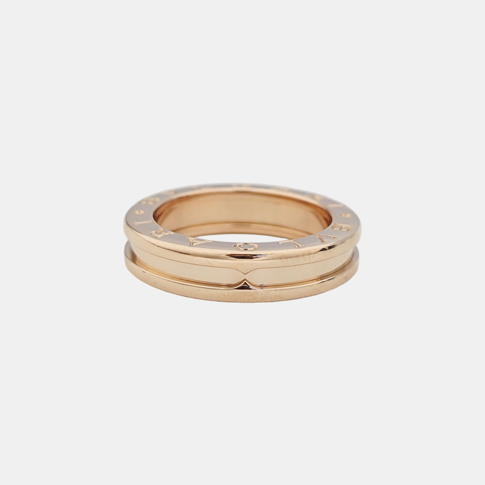 B.ZERO1 18k Rose Gold Ring EU 51