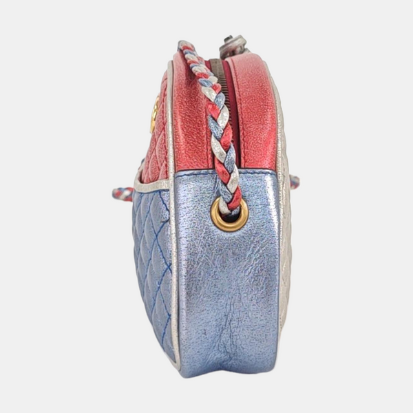 Zumi Mini Quilted Calfskin Multicolor