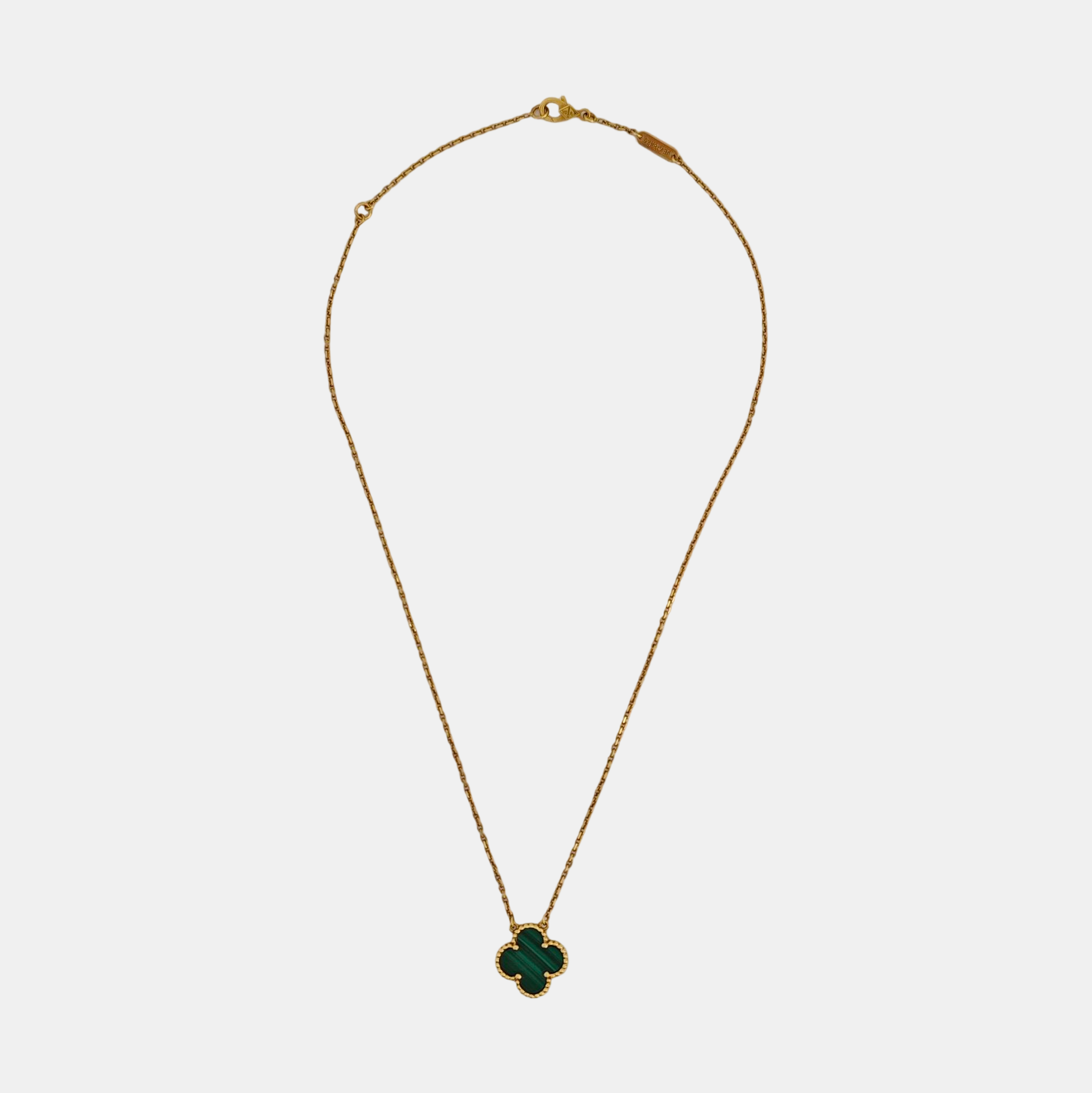 Vintage Alhambra 18k Gold Necklace