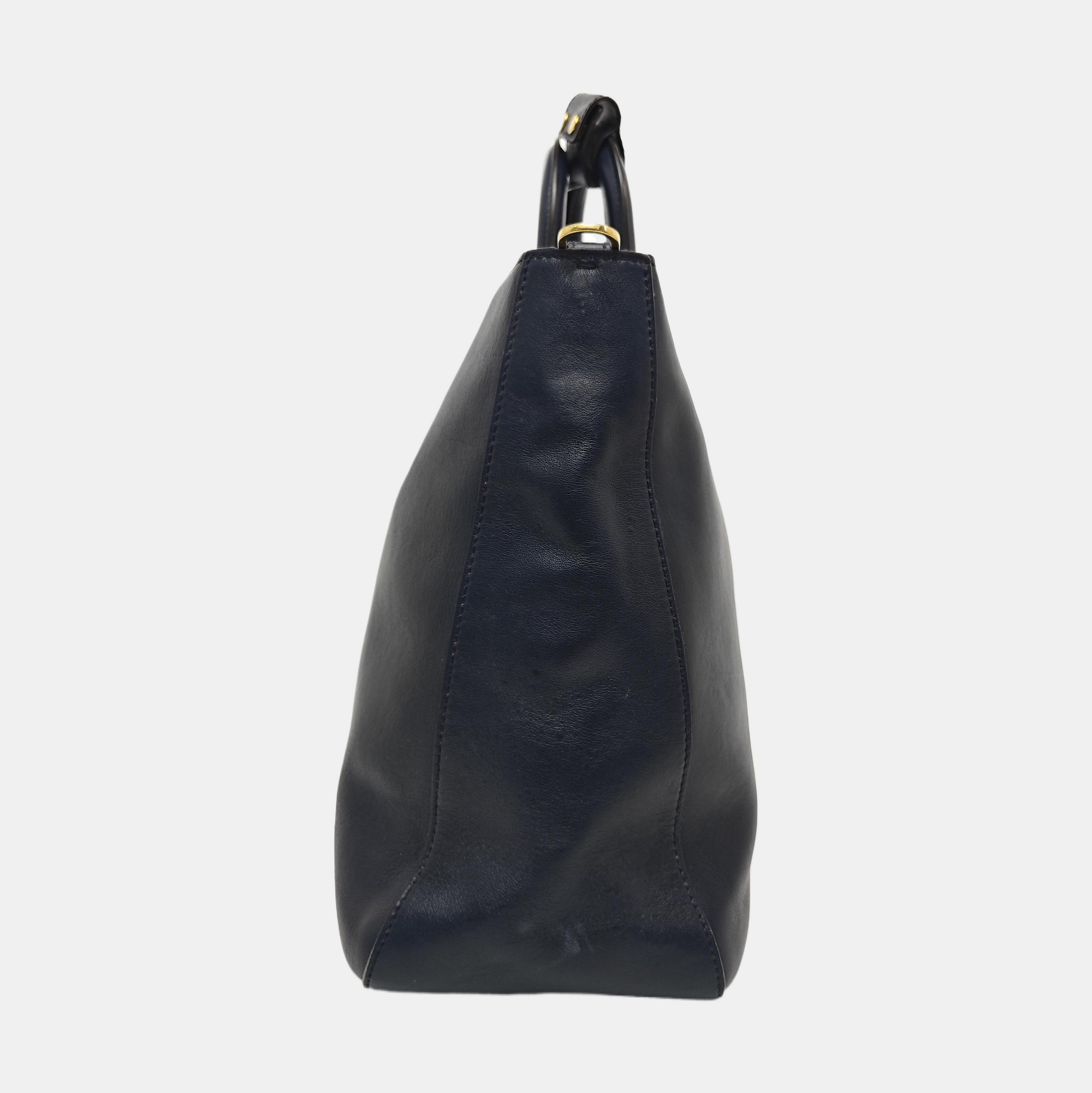 FF Tote Medium Calfskin Blue