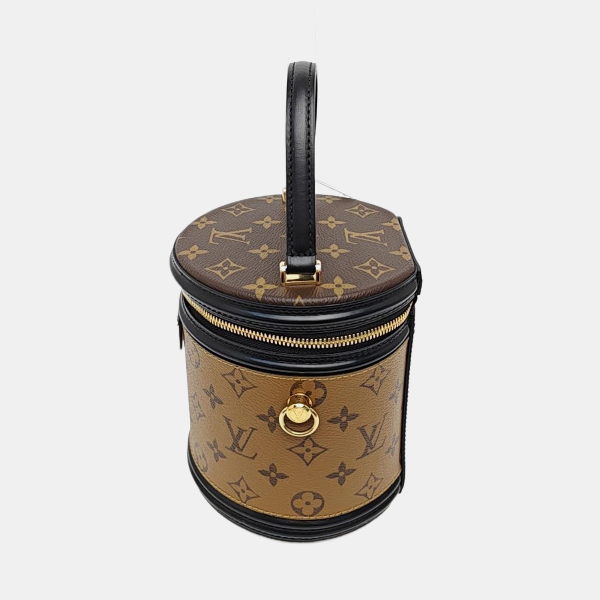 CANNES PM Monogram Coated Canvas Brown