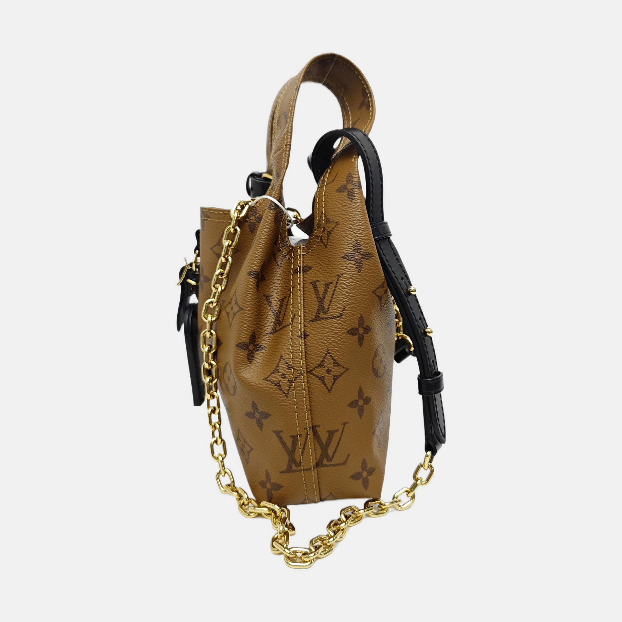ATLANTIS PM Monogram Coated Canvas Brown