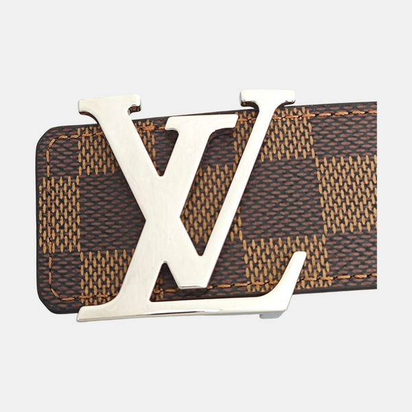 Coated Canvas Belt Brown