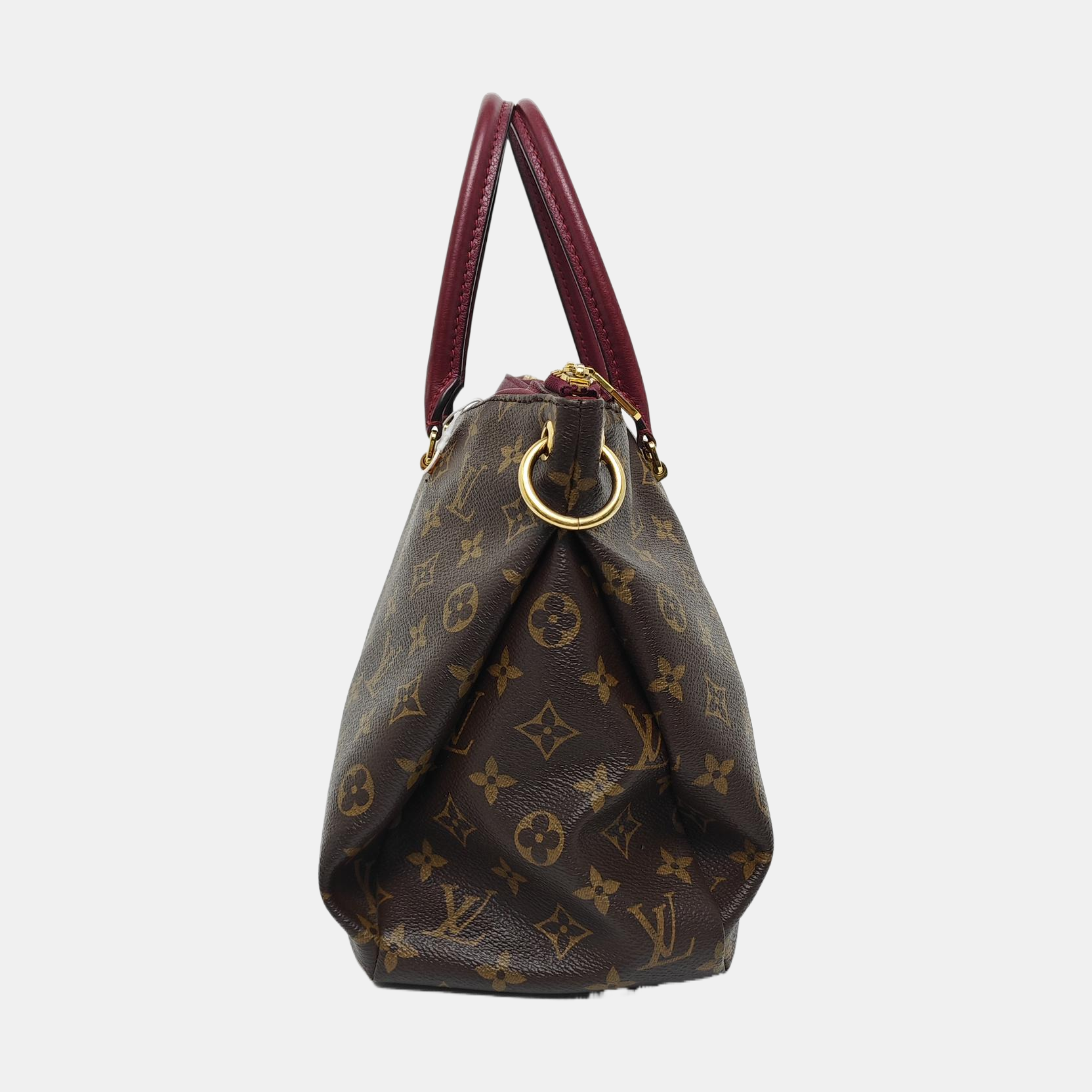 PALLAS Monogram Coated Canvas Brown