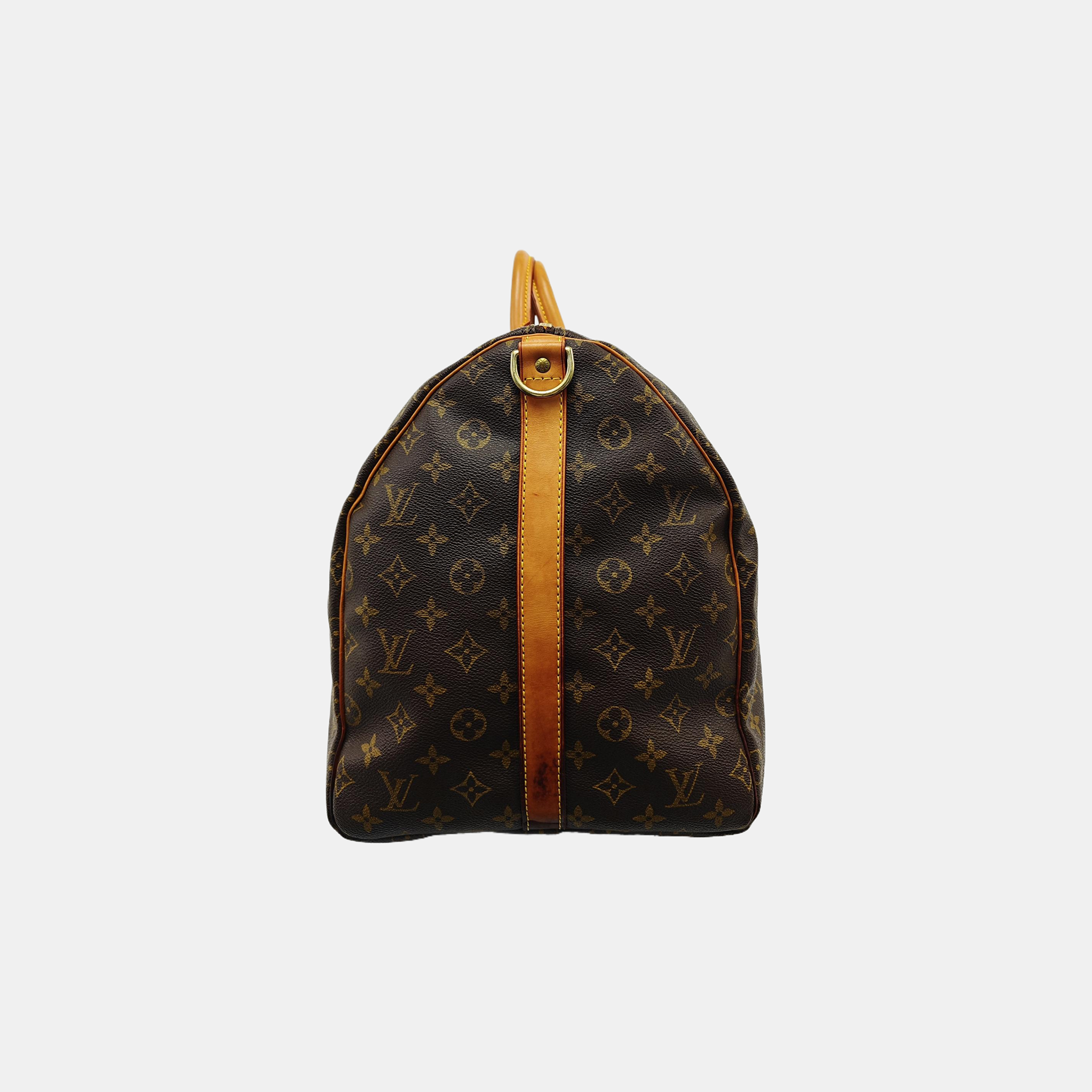 SAC SOUPLE 55 Monogram Coated Canvas Brown