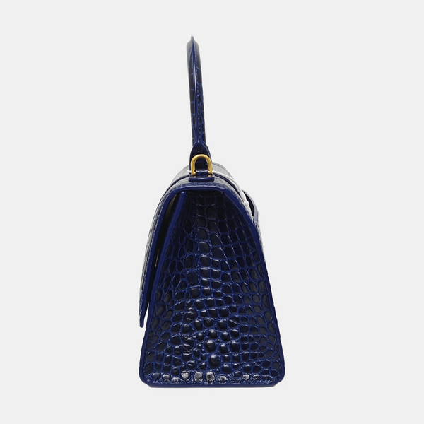 Hourglass S Calfskin Blue