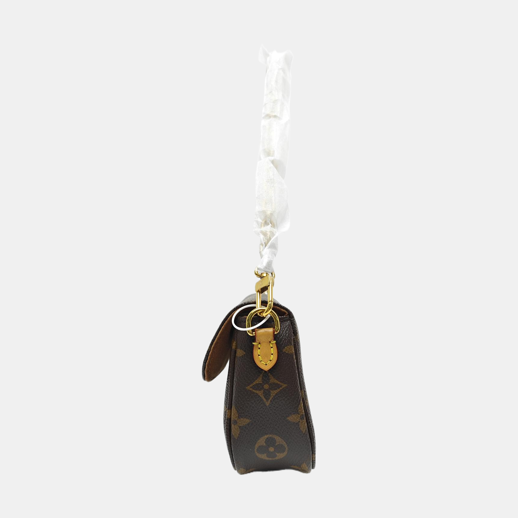 IVY Monogram Coated Canvas Brown
