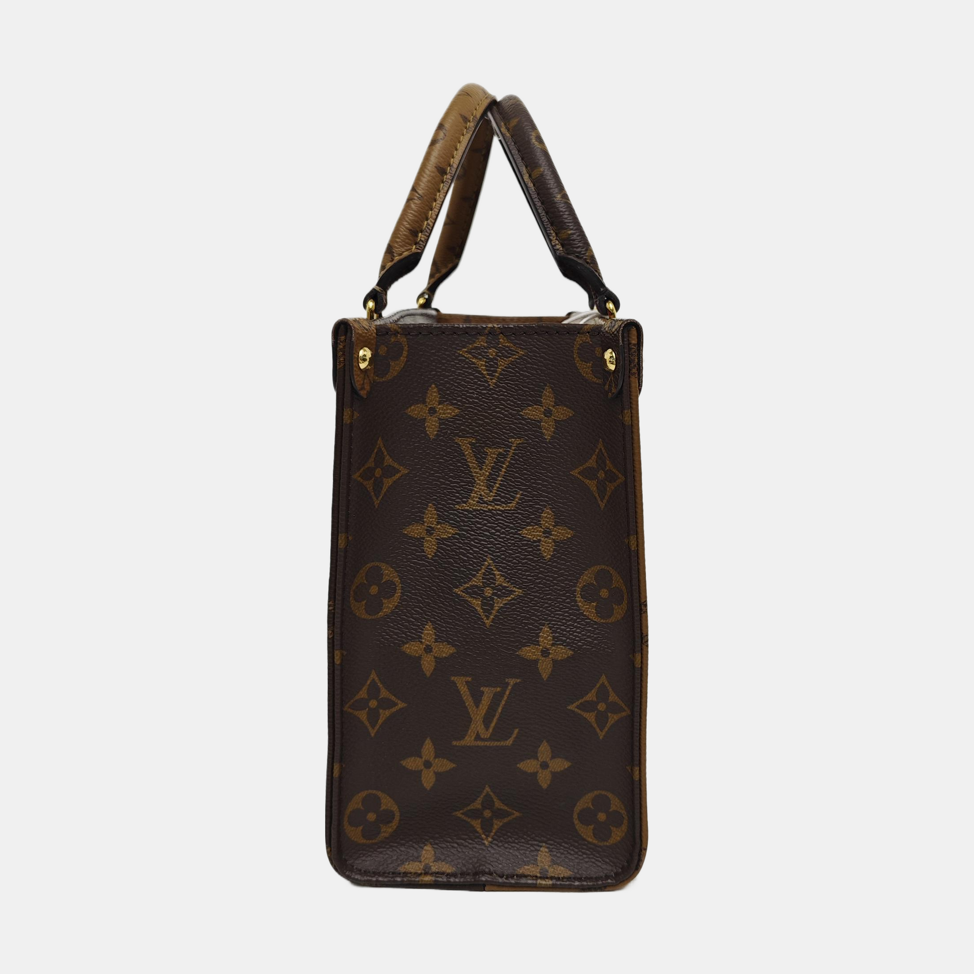 ONTHEGO PM Monogram Coated Canvas Brown