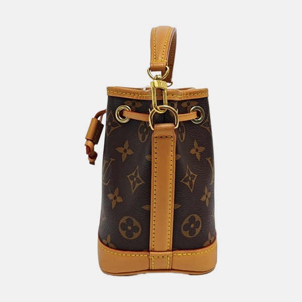 NOÉ Nano Monogram Coated Canvas Brown