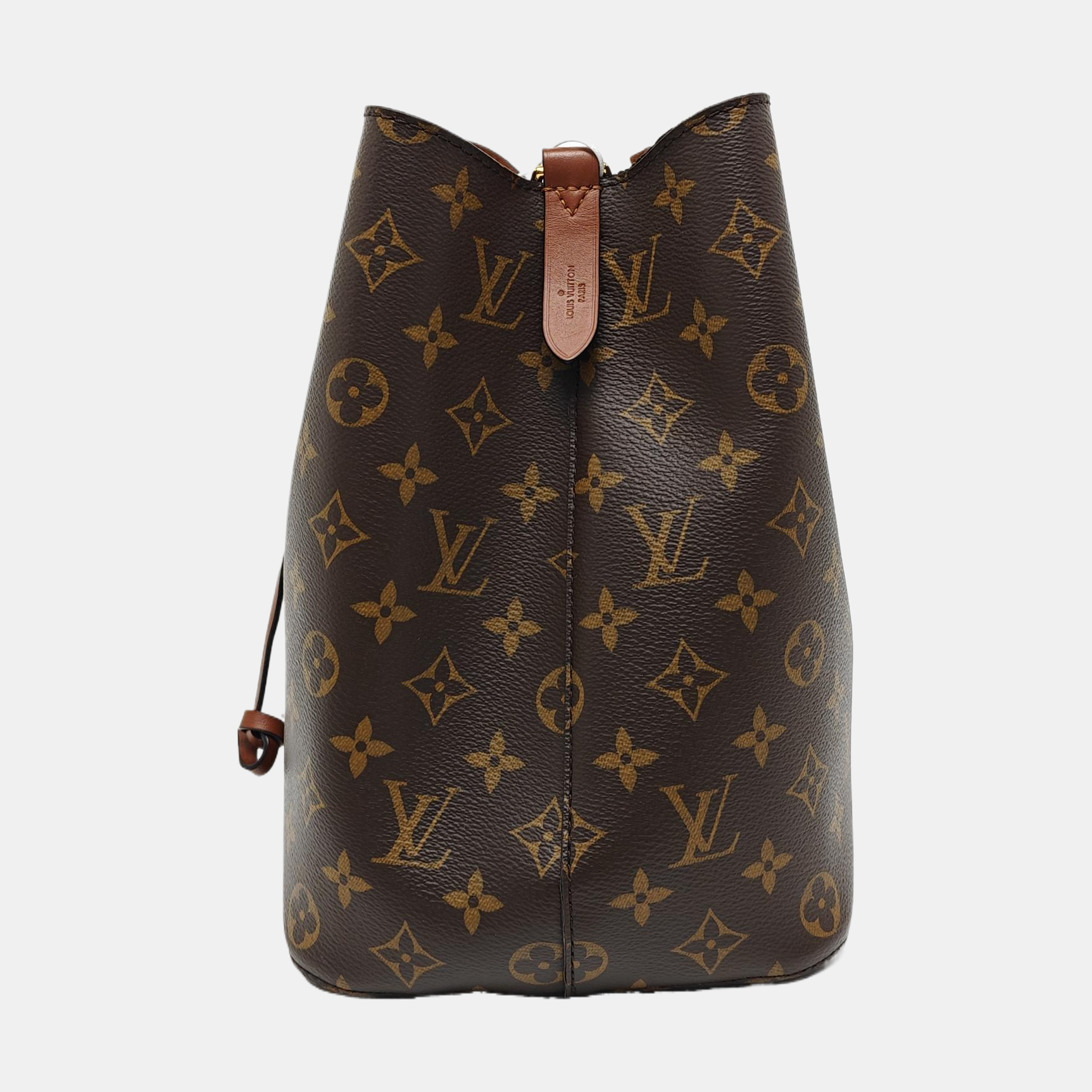 NÉONOÉ MM Monogram Coated Canvas Brown