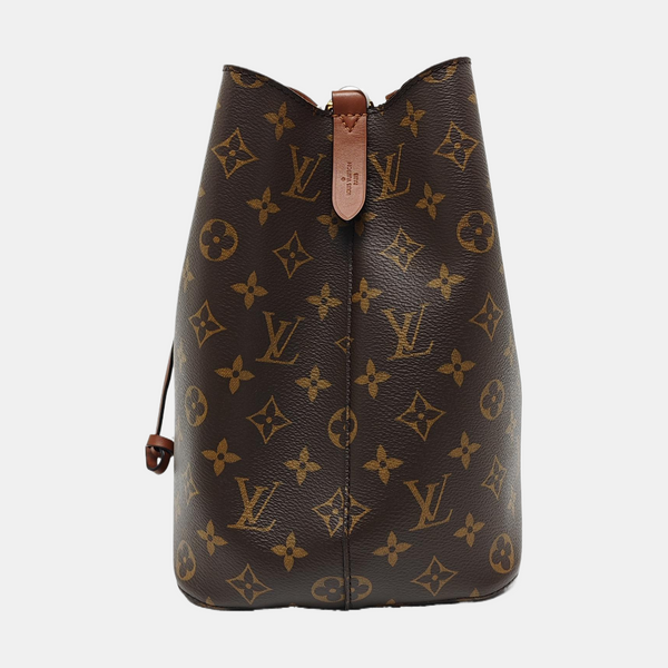 NÉONOÉ MM Monogram Coated Canvas Brown