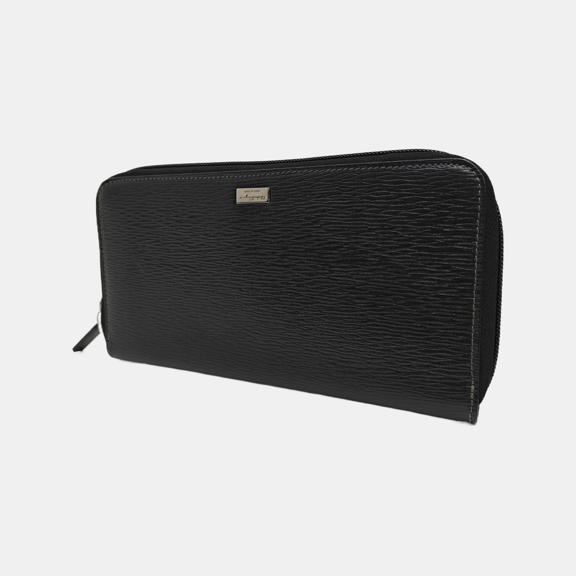 Calfskin Wallet Black