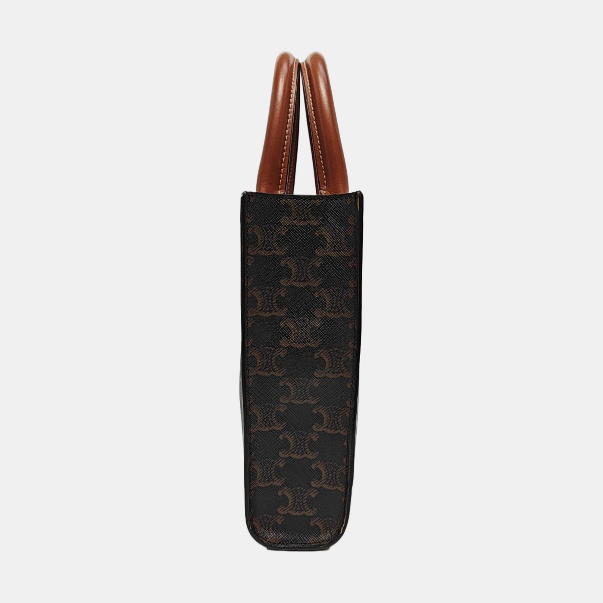CABAS CELINE Mini Coated Canvas Brown