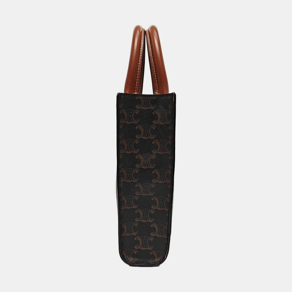 CABAS CELINE Mini Coated Canvas Brown