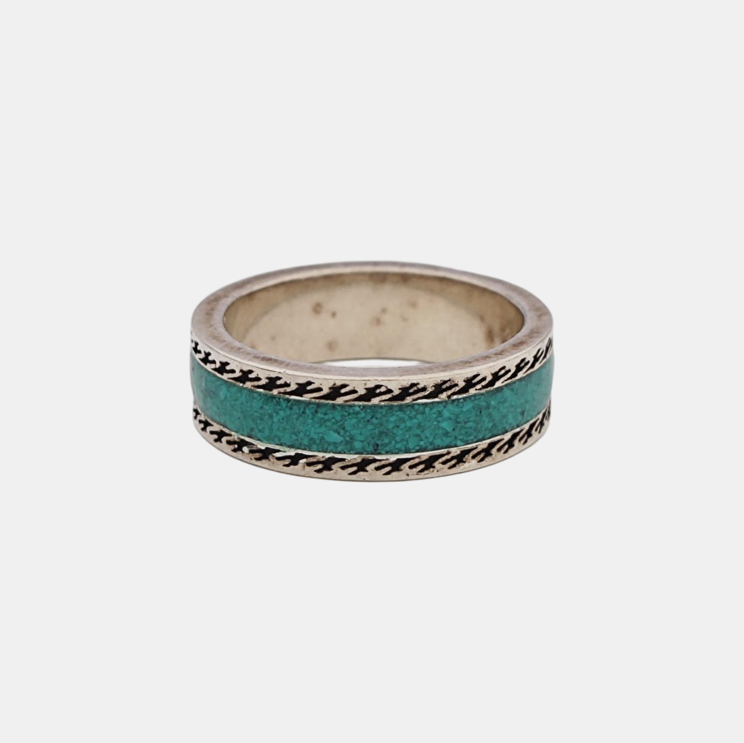 Interlocking G 925 Sterling Silver Ring EU 54