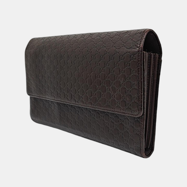 Ligne Shima Monogram Calfskin Brown
