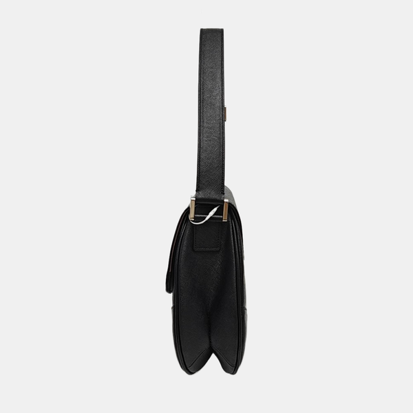 Calfskin Shoulder Bag Black