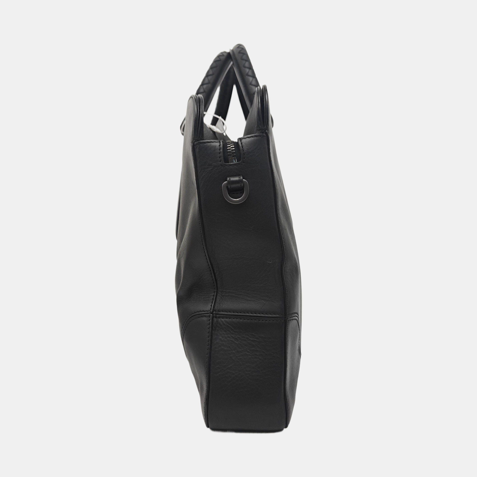 Calfskin Shoulder Bag Black