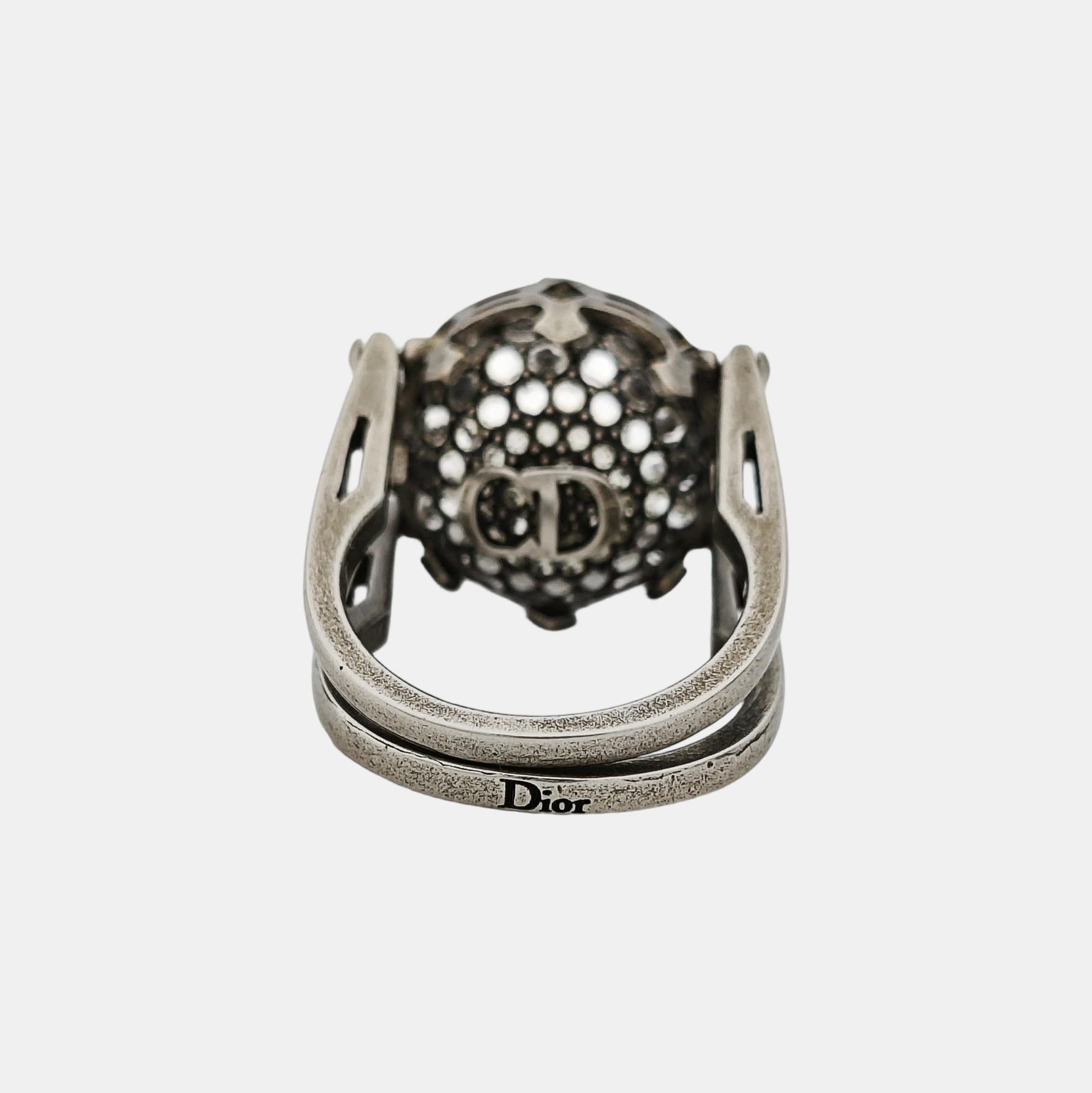 Metal Gray Ring EU 51
