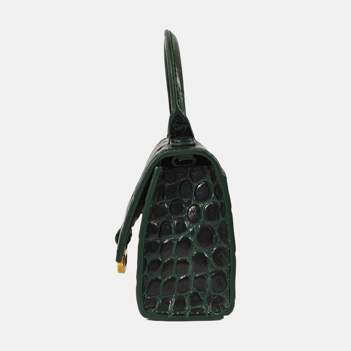 Hourglass Mini Calfskin Green