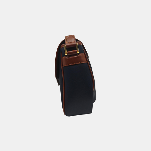 Fabric Shoulder Bag Blue