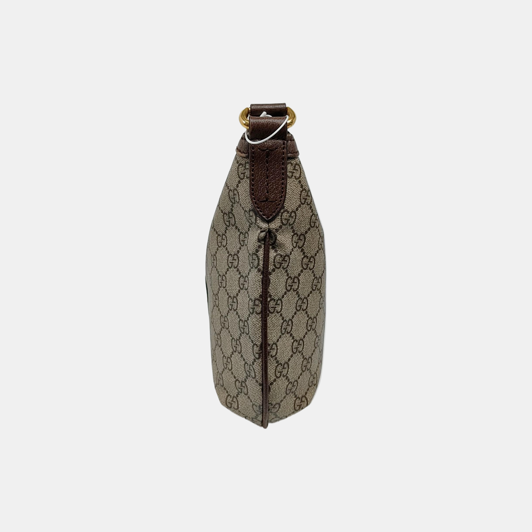 Ophidia Small Monogram Coated Canvas Beige