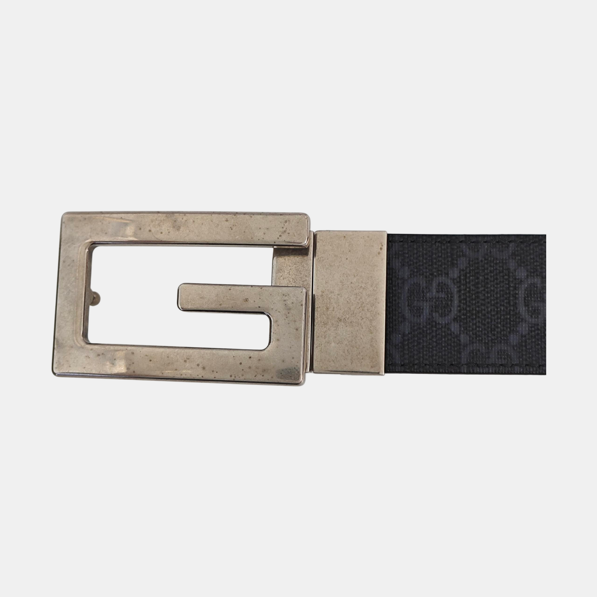 Coated Canvas Belt Black