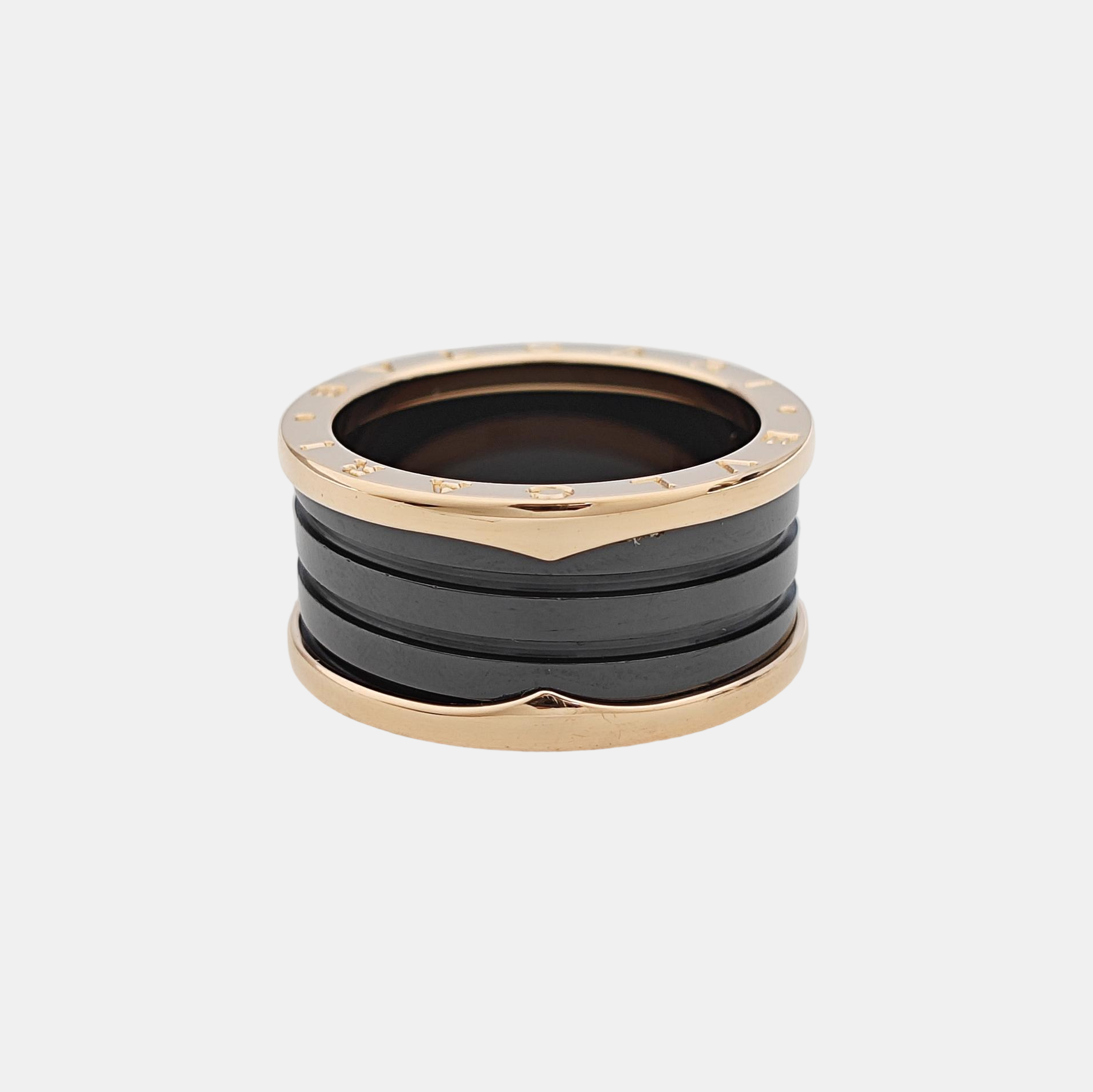 B.ZERO1 18k Rose Gold Ring EU 63