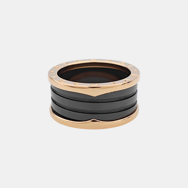B.ZERO1 18k Rose Gold Ring EU 63