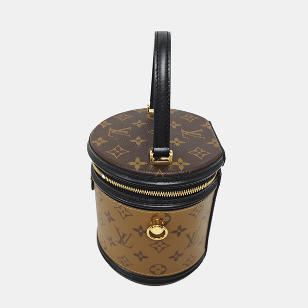 CANNES PM Monogram Coated Canvas Brown