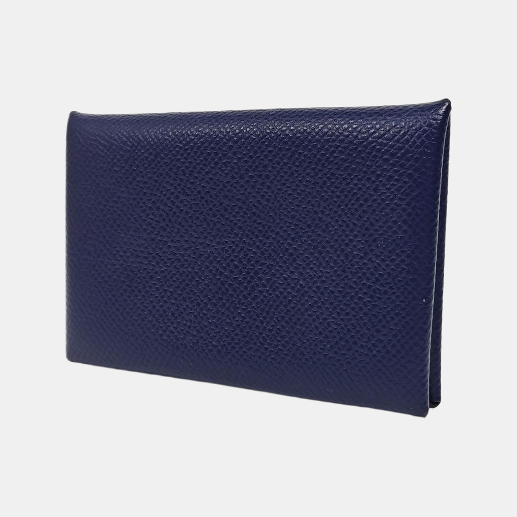 Epsom Card Holder Blue