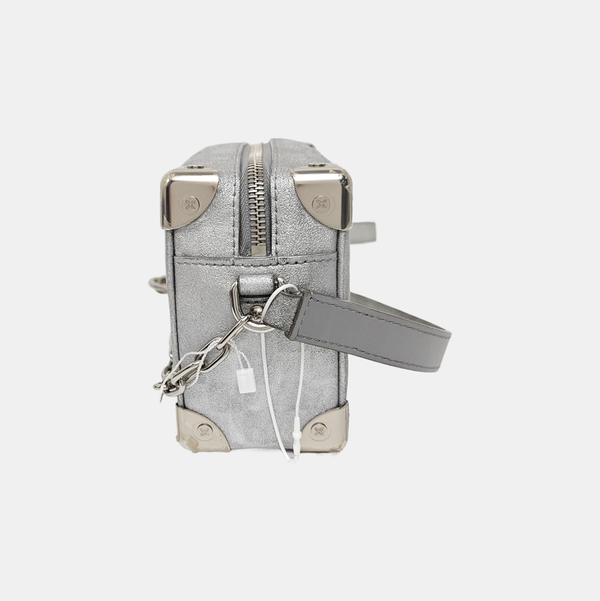 SOFT TRUNK Mini Damier Special Material Silver